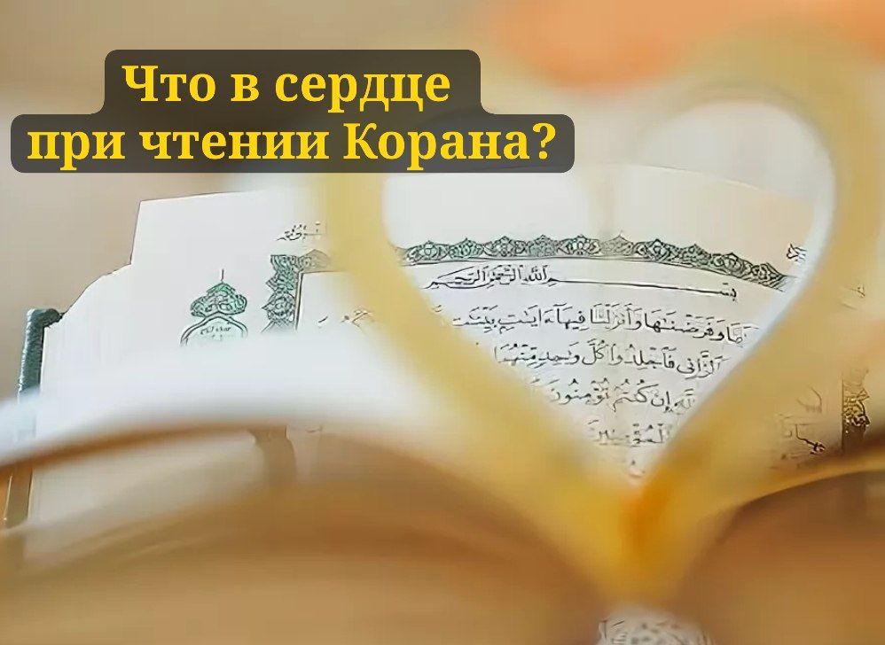 Что в сердце, при чтении Корана?