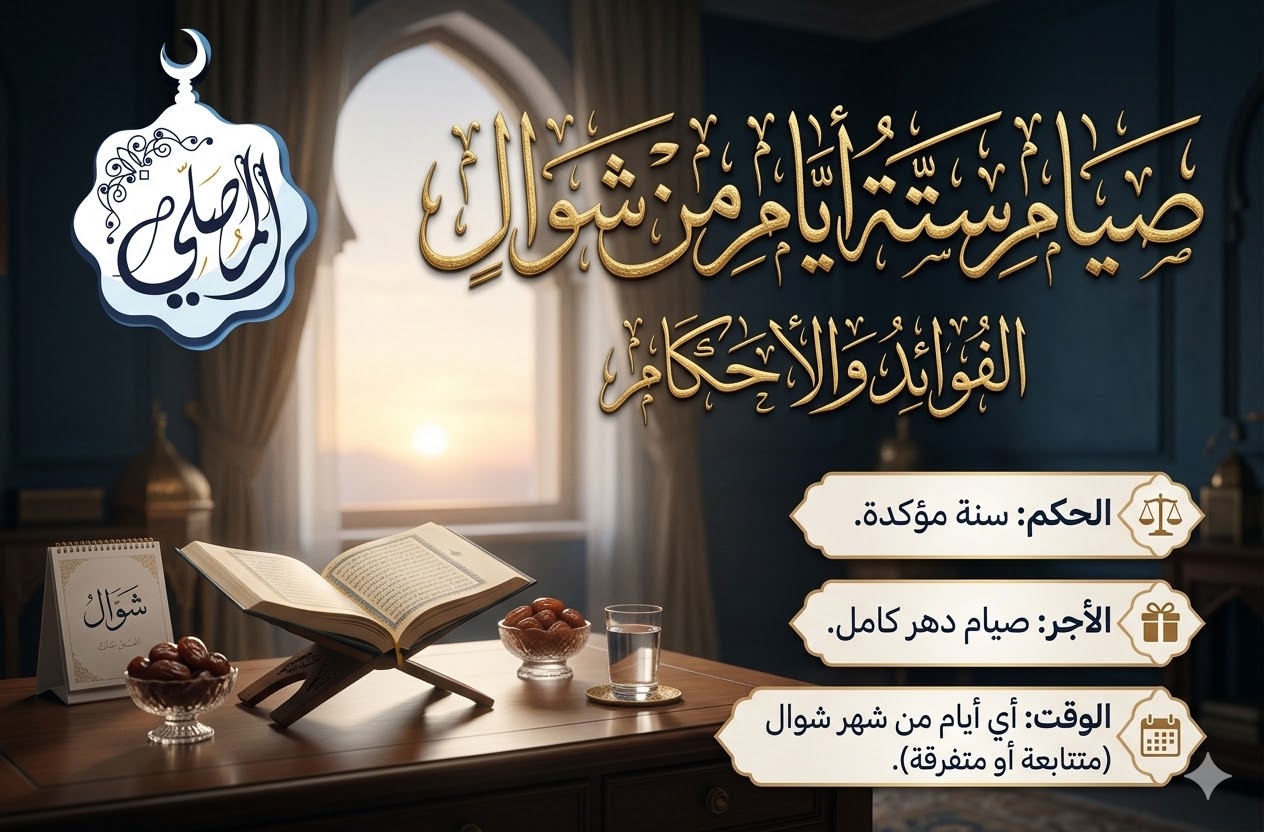 صيام ستة أيام من شوال فوائد وأحكام