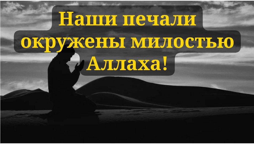  Наши печали окружены милостью Аллаха!